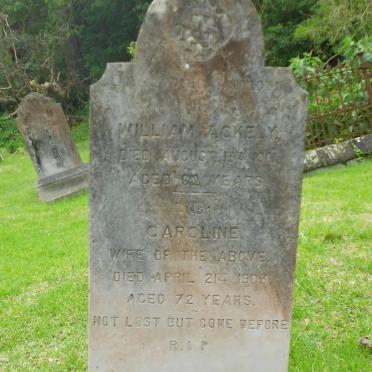ACKELY William -1901 &amp; Caroline -1903