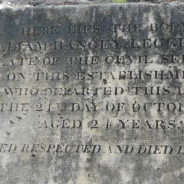 LEGGETTES William Bangey -1829
