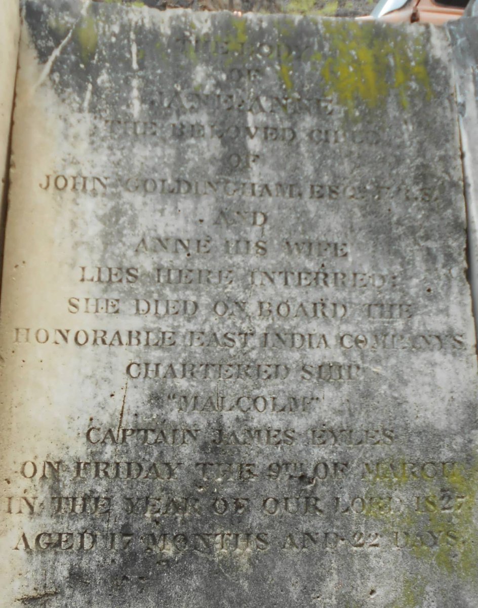 GOLDINGHAM Jane Anne -1827 