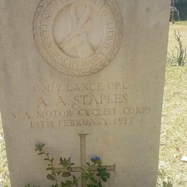 STAPLES A.A. -1917