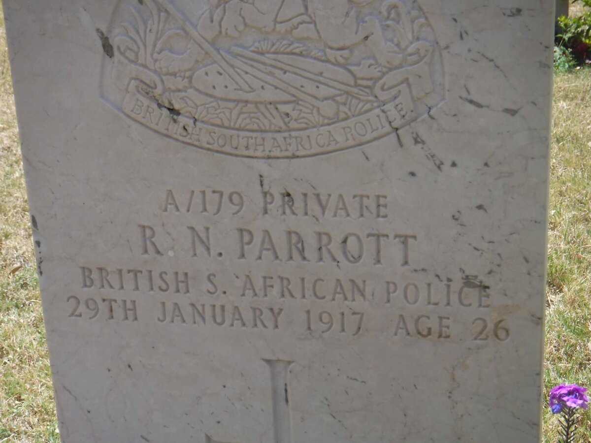 PARROTT R.N. -1917