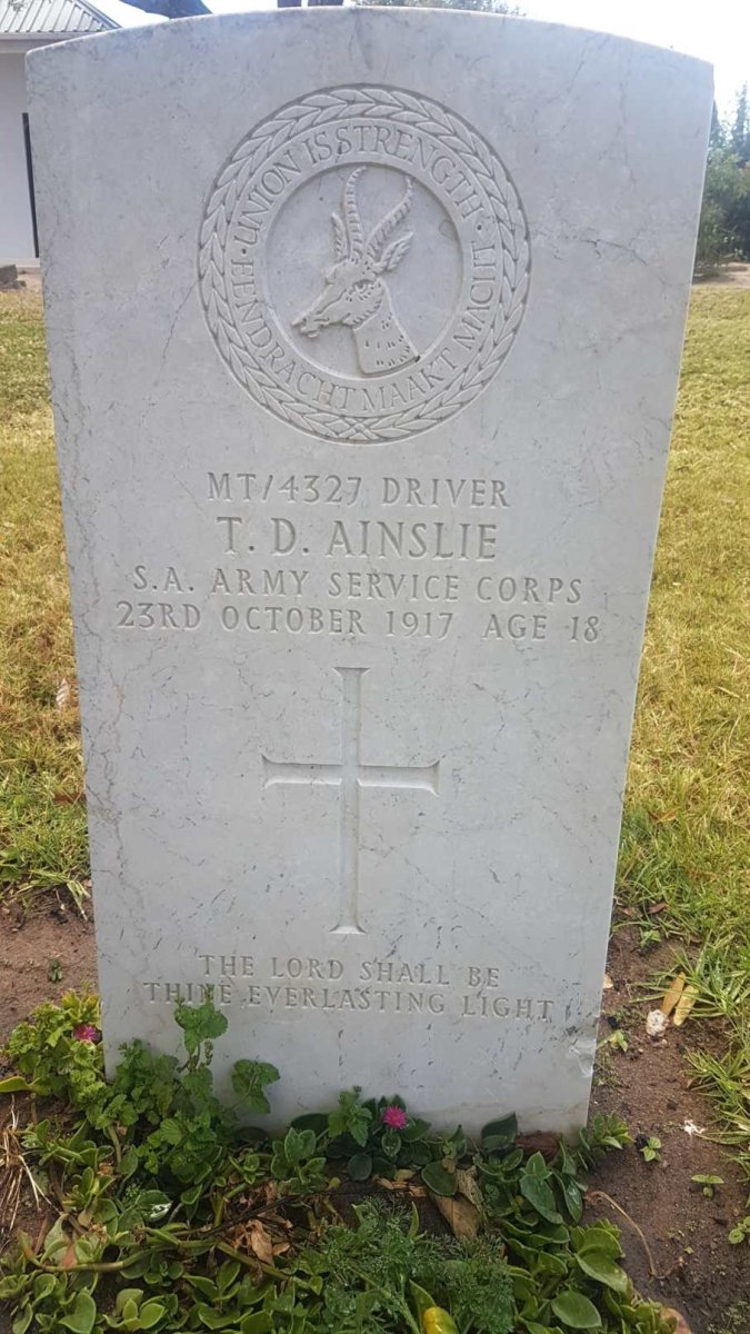 AINSLIE T.D. -1917