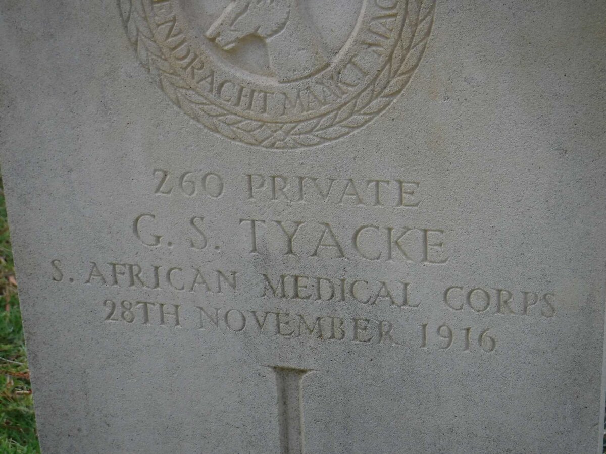 TYACKE G.S. -1916