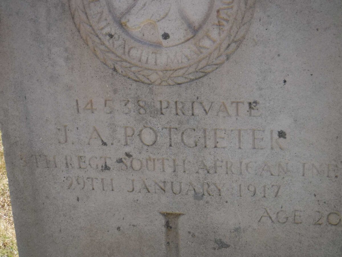 POTGIETER J.A. -1917
